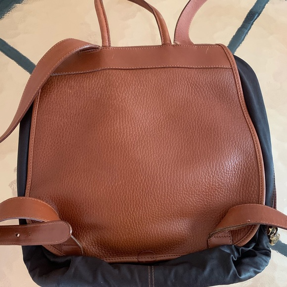 Mark Cross Brown Leather Bookbag - Picture 3 of 9